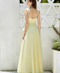 Ever-Pretty US Floor Length Double V Neck Tulle Bridesmaid Dresses 91 Ever-Pretty US Floor Length Double V Neck Tulle Bridesmaid Dresses