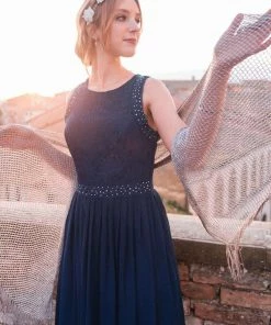 Ever-Pretty US Sleeveless Lace Bodice Empire Waist Long A Line Bridesmaid Dress 31 Ever-Pretty US Sleeveless Lace Bodice Empire Waist Long A Line Bridesmaid Dress