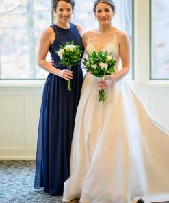 Ever-Pretty US Sleeveless Lace Bodice Empire Waist Long A Line Bridesmaid Dress 30 Ever-Pretty US Sleeveless Lace Bodice Empire Waist Long A Line Bridesmaid Dress