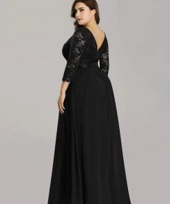 Ever-Pretty US Plus Size Long Lace Sleeve Formal Evening Gowns SHOP BY OCCASION