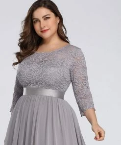 Ever-Pretty US Plus Size Long Lace Sleeve Formal Evening Gowns SHOP BY OCCASION