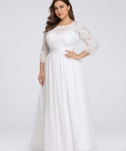 Ever-Pretty US Plus Size Long Lace Sleeve Formal Evening Gowns SHOP BY OCCASION