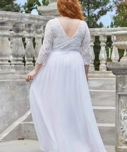 Ever-Pretty US Plus Size Long Lace Sleeve Formal Evening Gowns SHOP BY OCCASION