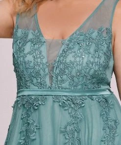 Ever-Pretty US Plus Size Maxi Long Ethereal Tulle Formal Evening Dress SHOP BY OCCASION