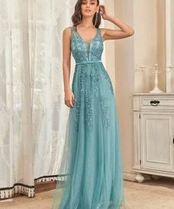 Ever-Pretty US Maxi Long Elegant Ethereal Tulle Evening Dress SHOP BY OCCASION