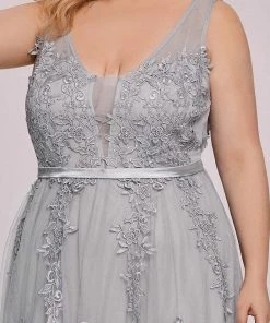 Ever-Pretty US Plus Size Maxi Long Ethereal Tulle Formal Evening Dress SHOP BY OCCASION