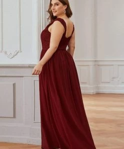 Ever-Pretty US Maxi Long Elegant Floral Lace Print Evening Dresses For Women