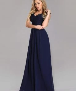 Ever-Pretty US Maxi Long Elegant Floral Lace Print Evening Dresses For Women