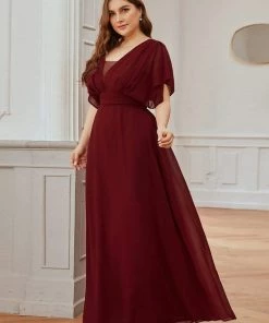 Ever-Pretty US Plus Size Empire Waist Chiffon Formal Maxi Evening Dress SHOP BY OCCASION