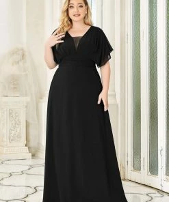 Ever-Pretty US Women's A-Line Empire Waist Floor-Length Chiffon Evening Dress SHOP BY OCCASION