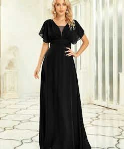Ever-Pretty US Women's A-Line Empire Waist Floor-Length Chiffon Evening Dress SHOP BY OCCASION