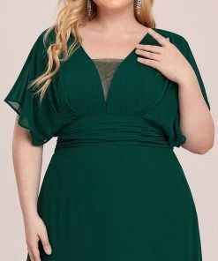 Ever-Pretty US SHOP BY OCCASION Women's A-Line Empire Waist Maxi Chiffon Evening Dress