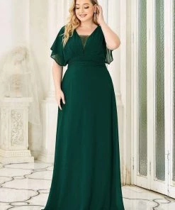 Ever-Pretty US SHOP BY OCCASION Women's A-Line Empire Waist Maxi Chiffon Evening Dress