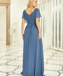 Ever-Pretty US SHOP BY OCCASION Women's A-Line Empire Waist Maxi Chiffon Evening Dress
