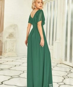 Ever-Pretty US SHOP BY OCCASION Women's A-Line Empire Waist Maxi Chiffon Evening Dress