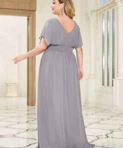 Ever-Pretty US Plus Size Empire Waist Chiffon Formal Maxi Evening Dress SHOP BY OCCASION