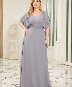Ever-Pretty US Plus Size Empire Waist Chiffon Formal Maxi Evening Dress SHOP BY OCCASION