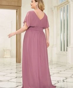Ever-Pretty US SHOP BY OCCASION Women's A-Line Empire Waist Maxi Chiffon Evening Dress