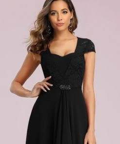 Ever-Pretty US Sweetheart Floral Lace Cap Sleeve Wedding Guest Dress SHOP BY OCCASION