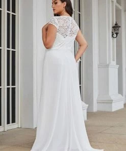 Ever-Pretty US Sweetheart Floral Lace Cap Sleeve Wedding Guest Dress SHOP BY OCCASION