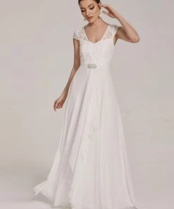 Ever-Pretty US Sweetheart Floral Lace Cap Sleeve Wedding Guest Dress SHOP BY OCCASION