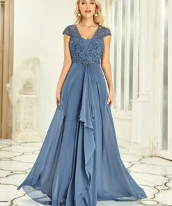 Ever-Pretty US Sweetheart Floral Lace Cap Sleeve Wedding Guest Dress SHOP BY OCCASION