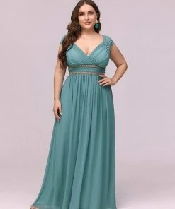Ever-Pretty US Plus Size Sleeveless Grecian Style Formal Evening Dress