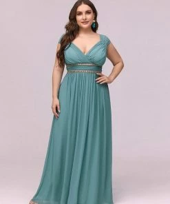 Ever-Pretty US Sleeveless Grecian Style Bridesmaid Dress For Women Evening Dresses & Gowns
