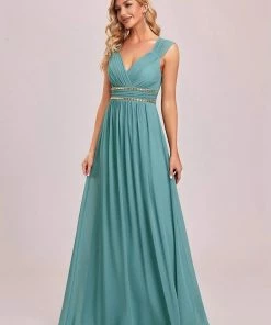 Ever-Pretty US Sleeveless Grecian Style Bridesmaid Dress For Women Evening Dresses & Gowns