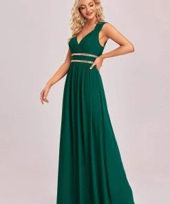 Ever-Pretty US Sleeveless Grecian Style Bridesmaid Dress For Women Evening Dresses & Gowns