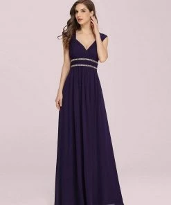 Ever-Pretty US Sleeveless Grecian Style Bridesmaid Dress For Women Evening Dresses & Gowns