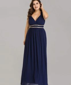 Ever-Pretty US Custom Size Sequin Sleeveless Long Grecian Style Bridesmaid Dress Summer Dresses 2022