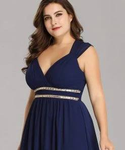 Ever-Pretty US Plus Size Sleeveless Grecian Style Formal Evening Dress