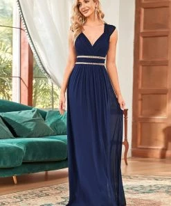 Ever-Pretty US Sleeveless Grecian Style Bridesmaid Dress For Women Evening Dresses & Gowns