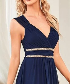 Ever-Pretty US Sleeveless Grecian Style Bridesmaid Dress For Women Evening Dresses & Gowns