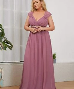 Ever-Pretty US Plus Size Sleeveless Grecian Style Formal Evening Dress