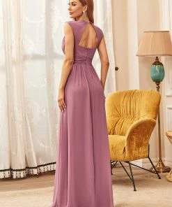 Ever-Pretty US Sleeveless Grecian Style Bridesmaid Dress For Women Evening Dresses & Gowns