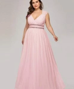 Ever-Pretty US Plus Size Sleeveless Grecian Style Formal Evening Dress