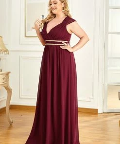 Ever-Pretty US SHOP BY OCCASION Plus Size Sleeveless Beaded Belt Chiffon Formal Summer Dresses 37 Ever-Pretty US SHOP BY OCCASION Plus Size Sleeveless Beaded Belt Chiffon Formal Summer Dresses