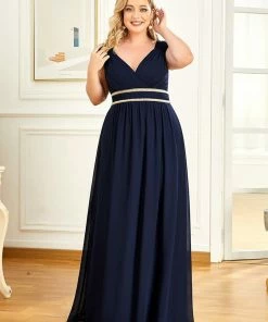 Ever-Pretty US SHOP BY OCCASION Plus Size Sleeveless Beaded Belt Chiffon Formal Summer Dresses 34 Ever-Pretty US SHOP BY OCCASION Plus Size Sleeveless Beaded Belt Chiffon Formal Summer Dresses
