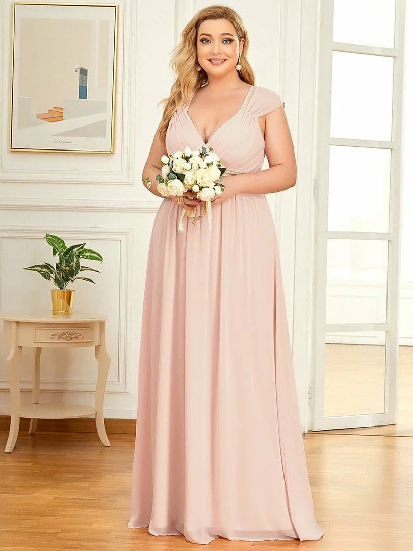 Ever-Pretty US SHOP BY OCCASION Plus Size Sleeveless Beaded Belt Chiffon Formal Summer Dresses 1 Ever-Pretty US SHOP BY OCCASION Plus Size Sleeveless Beaded Belt Chiffon Formal Summer Dresses