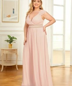 Ever-Pretty US SHOP BY OCCASION Plus Size Sleeveless Beaded Belt Chiffon Formal Summer Dresses 24 Ever-Pretty US SHOP BY OCCASION Plus Size Sleeveless Beaded Belt Chiffon Formal Summer Dresses