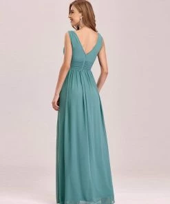 Ever-Pretty US Sleeveless V-Neck Maxi Chiffon Bridesmaid Dress Party Dresses