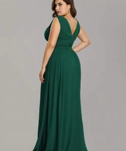 Ever-Pretty US Sleeveless V-Neck Maxi Chiffon Bridesmaid Dress Party Dresses