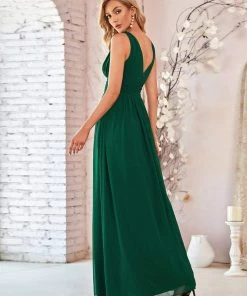 Ever-Pretty US Sleeveless V-Neck Maxi Chiffon Bridesmaid Dress Party Dresses