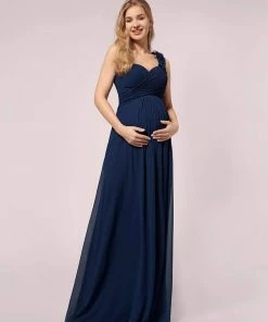 Ever-Pretty US Maxi Long Flower One Shoulder Maternity Dress SHOP BY OCCASION