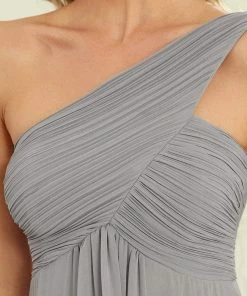 Ever-Pretty US Pleated One Shoulder Long Chiffon Evening Dress SHOP BY OCCASION
