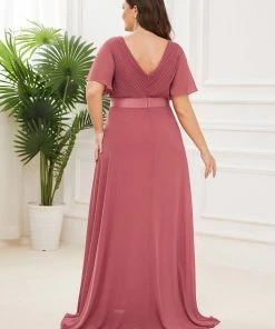 Ever-Pretty US Flutter Sleeves Empire Waist Long Chiffon Evening Dress SHOP BY OCCASION 61 Ever-Pretty US Flutter Sleeves Empire Waist Long Chiffon Evening Dress SHOP BY OCCASION