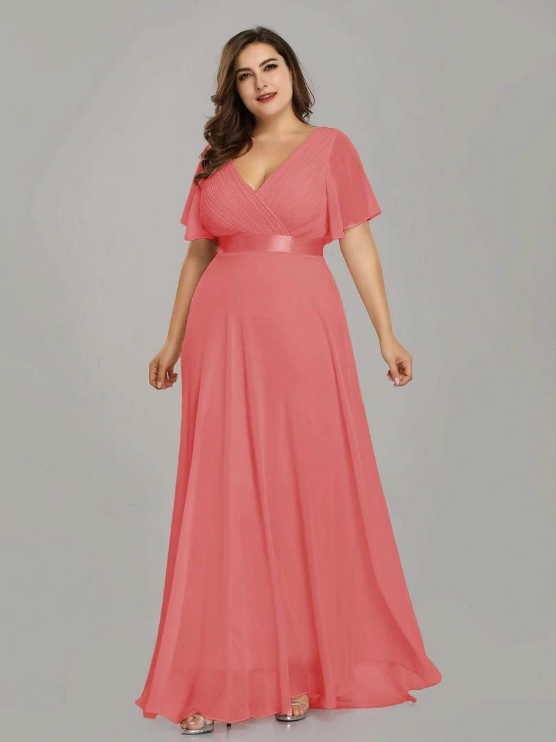 Ever-Pretty US Long Empire Waist Evening Dress With Short Flutter Sleeves Evening Dresses & Gowns 31 Ever-Pretty US Long Empire Waist Evening Dress With Short Flutter Sleeves Evening Dresses & Gowns