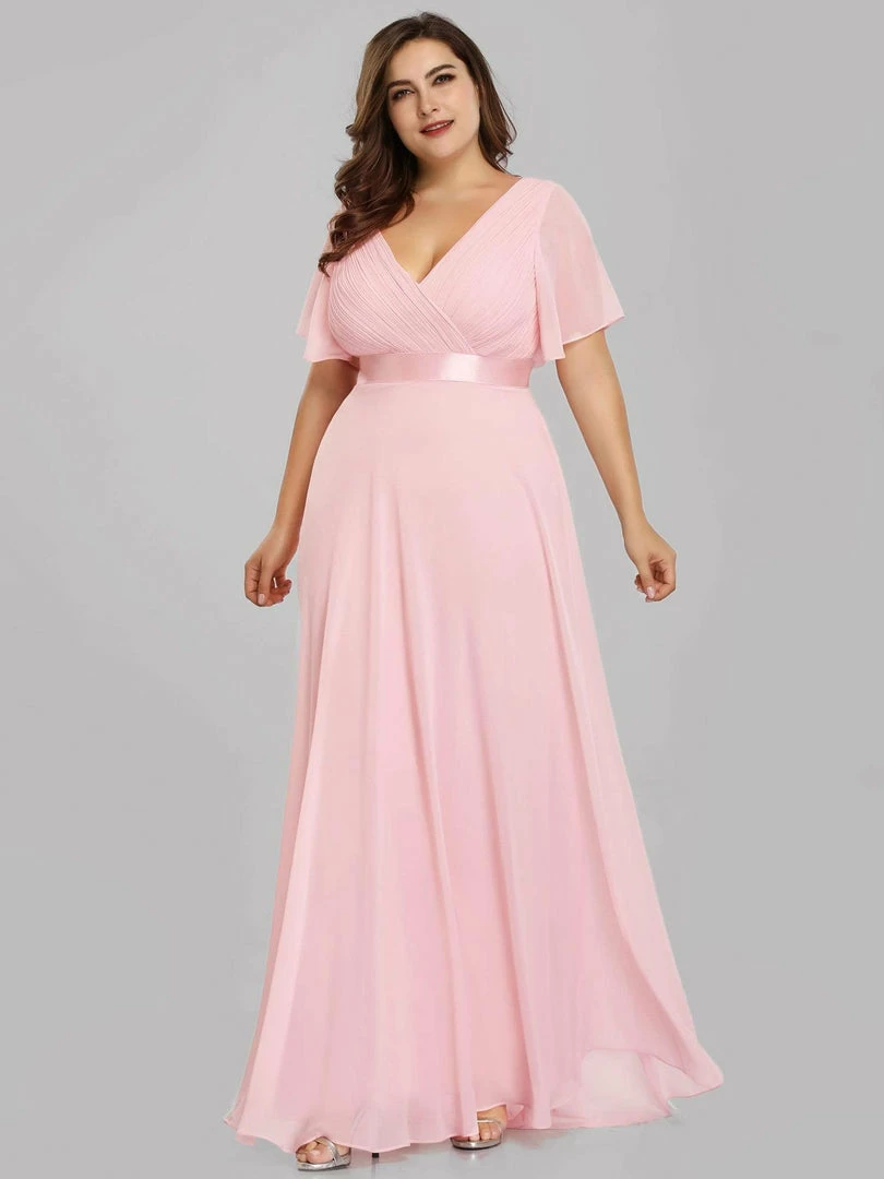 Ever-Pretty US Long Empire Waist Evening Dress With Short Flutter Sleeves Evening Dresses & Gowns 61 Ever-Pretty US Long Empire Waist Evening Dress With Short Flutter Sleeves Evening Dresses & Gowns